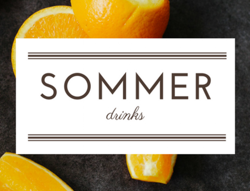 Drei Sommerdrinks für heiße Tage