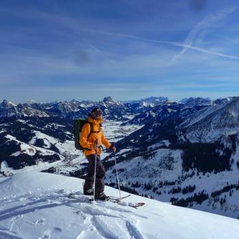 Skitour mit Panorama