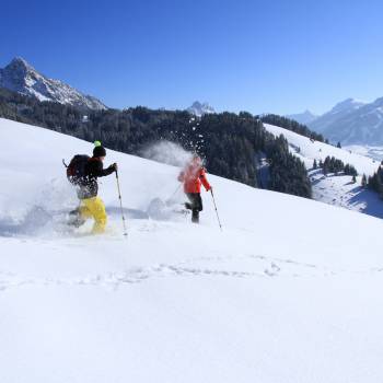 Schneeschuhwandern Winter Tannheim