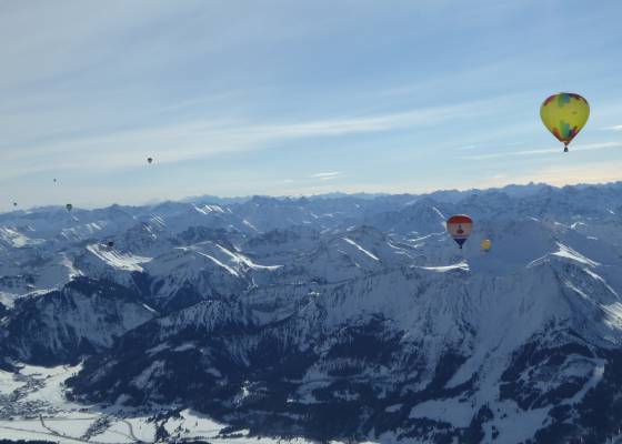 Ballonfestival in Österreich