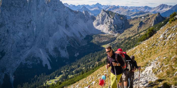 Wandern Grän Berg